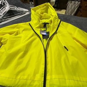 Forever 21 crop top rain jacket